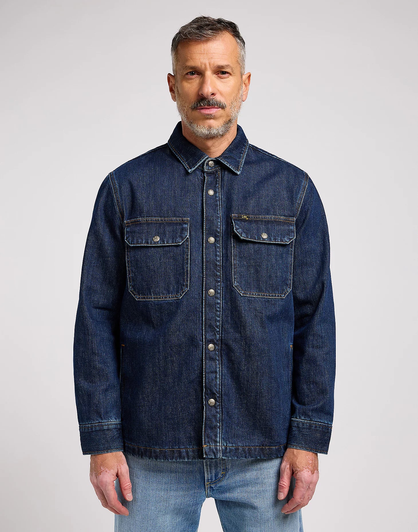 Lee 101 OVERSHIRT MID INDIGO