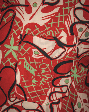 Pike Brothers 1948 Surf Shirt Kahoolawe Red