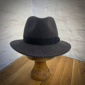 Diefenthal 1940 FEDORA Anthrazit Rips-Band