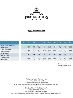 Pike Brothers 1937 Roamer Shirt Alaska Blue