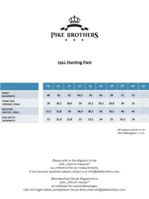 Pike Brothers 1942 jachtbroek staalblauw denim