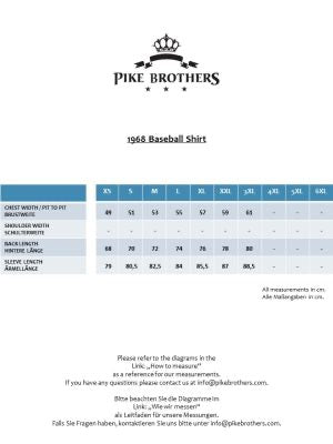 Pike Brothers 1968 Baseball Shirt Peralta black