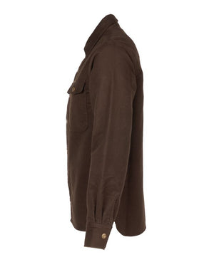 Pike Brothers 1943 CPO Shirt Moleskin soil brown