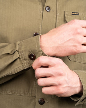 Pike Brothers 1967 Utility Shirt HBT Olive