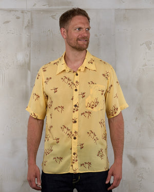 Pike Brothers 1937 Roamer Shirt short sleeve Bamboo yellow