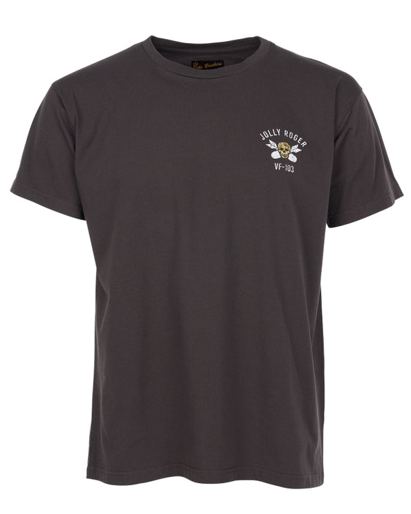 Pike Brothers 1969 Sports Tee Jolly Roger Black