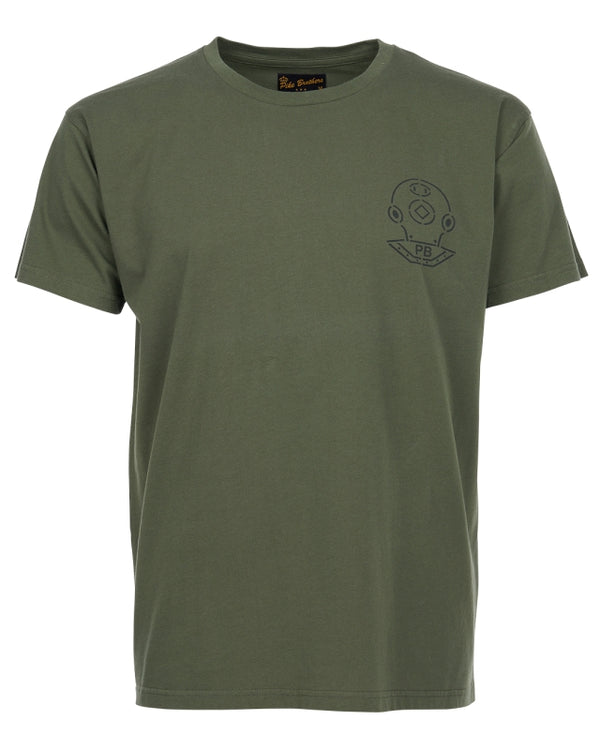 Pike Brothers 1969 Sports Tee Scuba Green