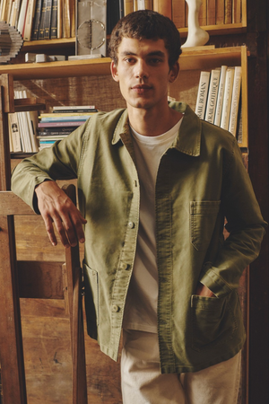 Le Mont St Michel – Khaki Chore Work Coat