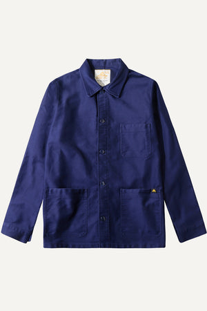 Le Mont St Michel – Blue Moleskin Chore Work Coat