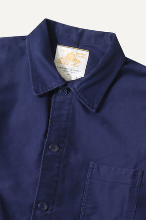 Le Mont St Michel – Blue Moleskin Chore Work Coat
