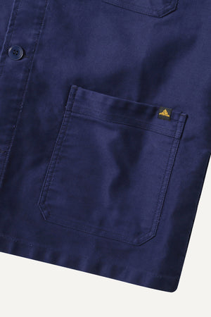 Le Mont St Michel – Blue Moleskin Chore Work Coat