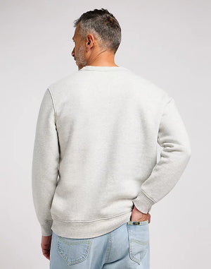 101 RIDER SWEATSHIRT IN SHARP GREY MELE