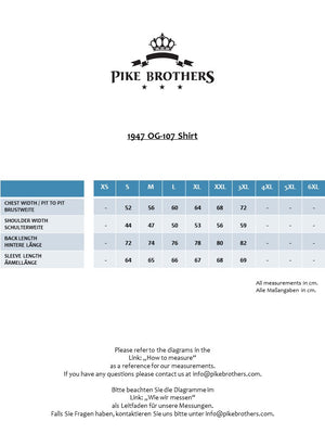 Pike Brothers 1962 OG-107 Shirt Grease Black