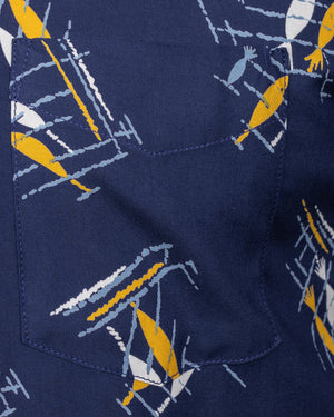 Pike Brothers 1948 Surf Shirt Kahoolawe Blue