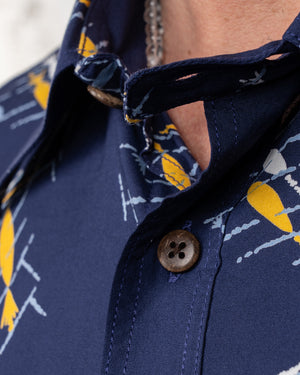 Pike Brothers 1948 Surf Shirt Kahoolawe Blue