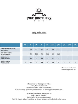 Pike Brothers 1963 Polo Shirt Royal Brown