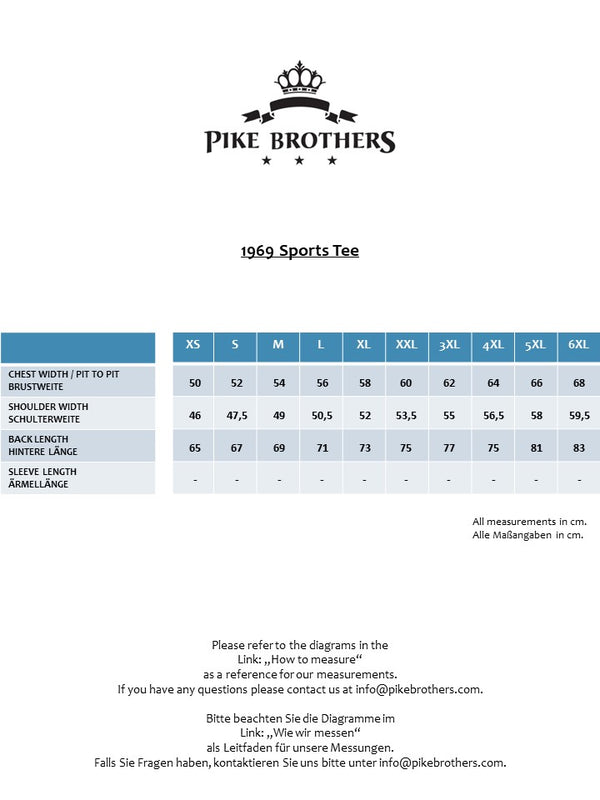 Pike Brothers 1969 Sports Tee Scuba Blue