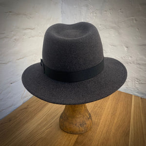 Diefenthal 1940 FEDORA Anthrazit Rips-Band