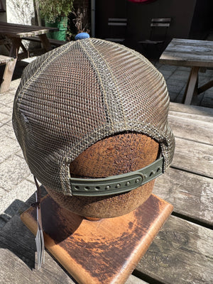 Stetson S Wing Trucker Cap — Olive / Tobacco Brown / Khaki