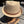 Stetson Diamond Raffia Trilby Hat with Leather Band — Natural