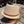 Stetson Diamond Raffia Trilby Hat with Leather Band — Natural