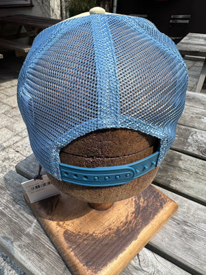 Stetson High Speed Trucker Cap — Midnight Blue / Light Yellow