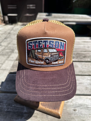 Stetson Camper Trucker Cap — Khaki / Olive / Sand