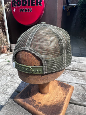 FWS Greaser Joe's Trucker Cap Olive & Beige