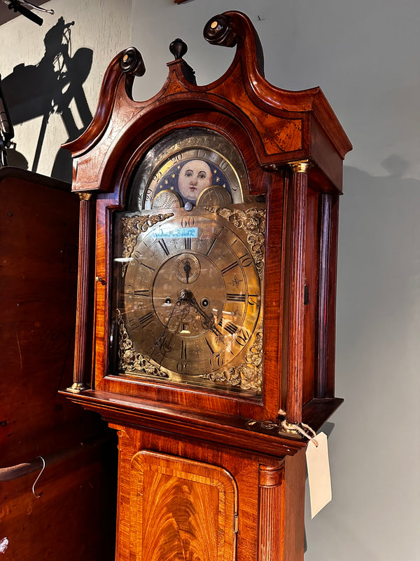 18th Century English Longcase Clock William Mercer of Liverpool