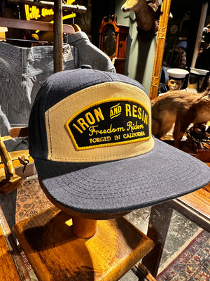 Iron & Resin Trapper Hat Cotton Waxed Canvas