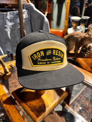 Iron & Resin Trapper Hat Cotton Waxed Canvas