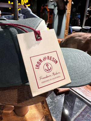 Iron & Resin Trapper Hat Cotton Waxed Canvas