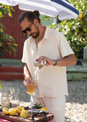 Iron & Resin Terry Shirt Natural