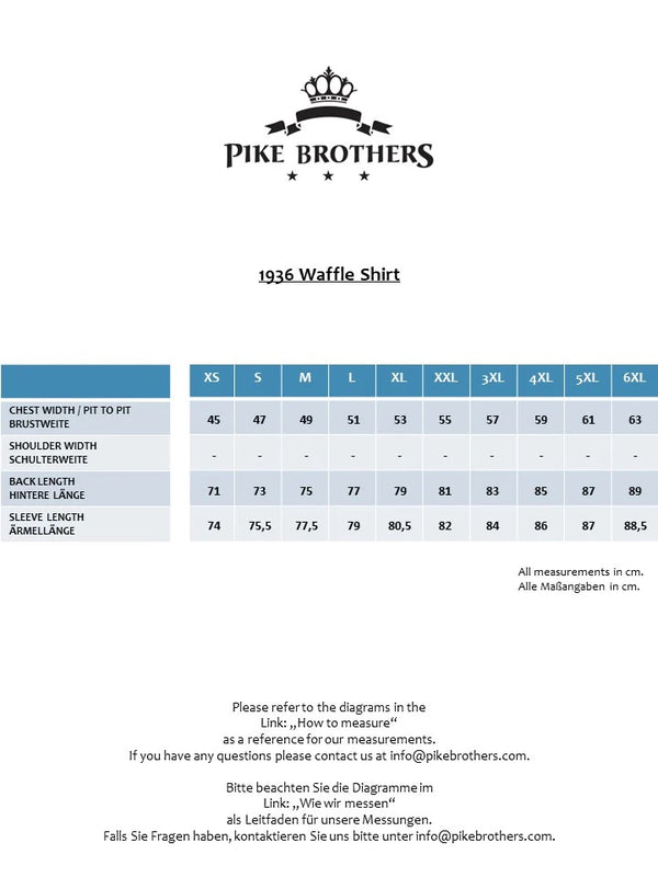 Pike Brothers 1936 wafelshirt naturel 