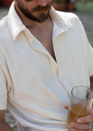 Iron & Resin Terry Shirt Natural