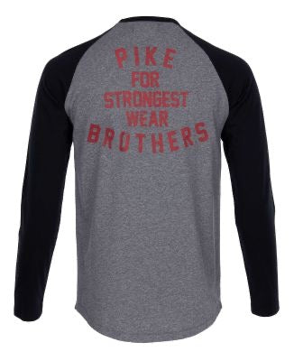 Pike Brothers 1968 Baseballshirt Peralta schwarz 