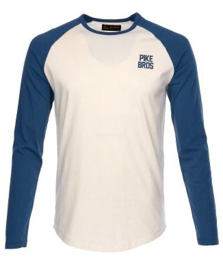 Pike Brothers 1968 Baseballshirt Peralta weiß
