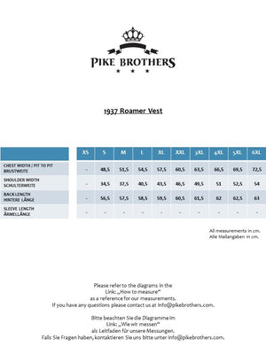 Pike Brothers 1937 Roamer Weste aus hellem Messing