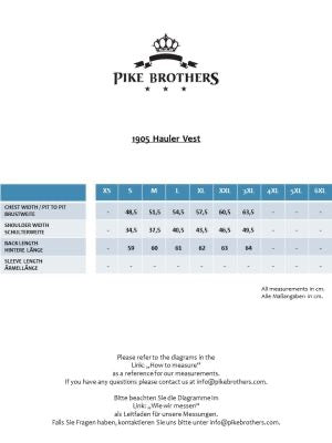 Pike Brothers 1905 Hauler Vest Dundee Grey