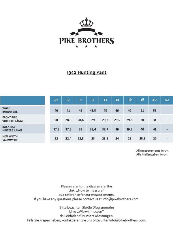 Pike Brothers 1942 jachtbroek Goliath koord mosterd