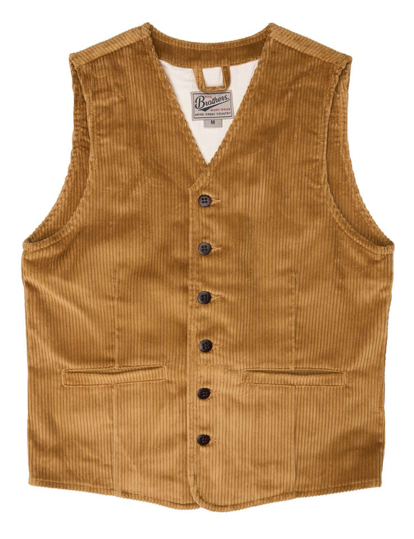 Pike Brothers 1905 Hauler Vest Goliath Cord Mustard