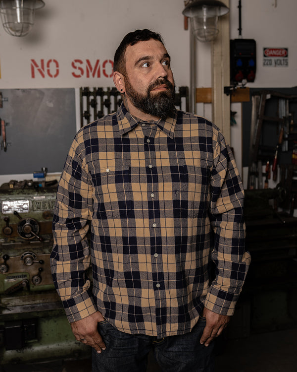 Pike Brothers 1937 Roamer Shirt Blue Flannel