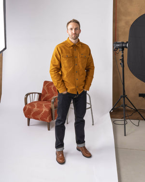 Pike Brothers 1943 CPO Shirt Moleskin Mustard