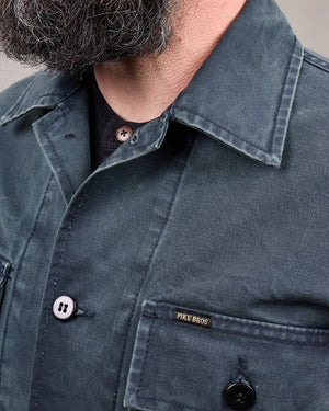 Pike Brothers 1962 OG-107 Shirt Grease Black