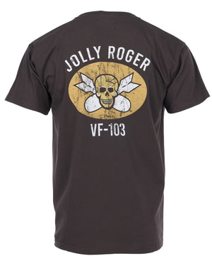 Pike Brothers 1969 Sports Tee Jolly Roger Black