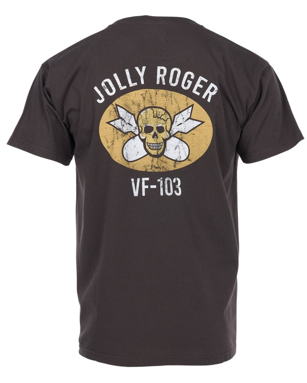 Pike Brothers 1969 Sports Tee Jolly Roger Black