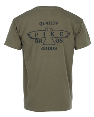 Pike Brothers 1969 Sports Tee Eagle Olive
