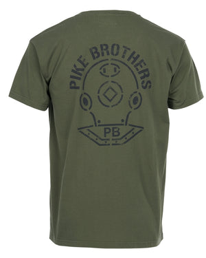 Pike Brothers 1969 Sports Tee Scuba Green