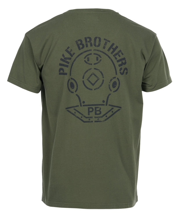 Pike Brothers 1969 Sports Tee Scuba Green