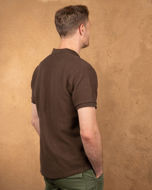 Pike Brothers 1963 Polo Shirt Royal Brown